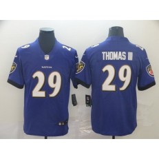 Baltimore Ravens #29 Marlon Humphrey Purple Vapor Untouchable Limited Nike NFL Men Jersey