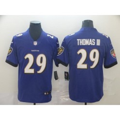 Baltimore Ravens #29 Marlon Humphrey Purple Vapor Untouchable Limited Nike NFL Men Jersey