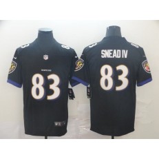 Baltimore Ravens #83 Willie Snead IV Black Alternate Vapor Untouchable Limited Nike NFL Men Jersey