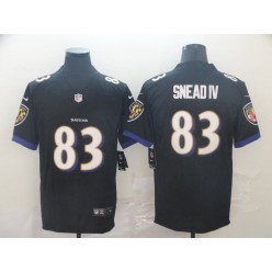 Baltimore Ravens #83 Willie Snead IV Black Alternate Vapor Untouchable Limited Nike NFL Men Jersey