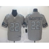 Carolina Panthers #22 Christian McCaffrey 2019 Gray Gridiron Gray Vapor Untouchable Limited Nike NFL Men Jersey