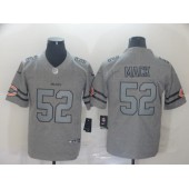 Chicago Bears #52 Khalil Mack 2019 Gray Gridiron Gray Vapor Untouchable Limited Nike NFL Men Jerseys