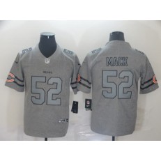 Chicago Bears #52 Khalil Mack 2019 Gray Gridiron Gray Vapor Untouchable Limited Nike NFL Men Jerseys
