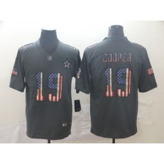 Dallas Cowboys #19 Amari Cooper 2019 Salute To Service USA Flag Fashion Limited Nike NFL Men Jersey