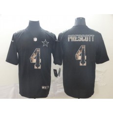 Dallas Cowboys #4 Dak Prescott Black Statue Of Liberty Limited Nike NFL Men Jersey