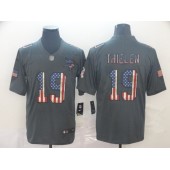 Minnesota Vikings #19 Adam Thielen 2019 Salute To Service USA Flag Fashion Limited Nike NFL Men Jersey