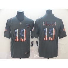 Minnesota Vikings #19 Adam Thielen 2019 Salute To Service USA Flag Fashion Limited Nike NFL Men Jersey