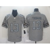 New Orleans Saints #13 Michael Thomas 2019 Gray Gridiron Gray Vapor Untouchable Limited Nike NFL Men Jersey