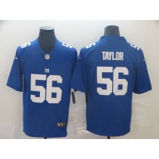 New York Giants #56 Lawrence Taylor Blue Vapor Untouchable Player Limited Nike NFL Men Jersey