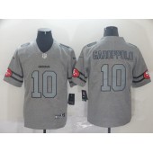 San Francisco 49ers #10 Jimmy Garoppolo 2019 Gray Gridiron Gray Vapor Untouchable Limited Nike NFL Men Jerseys