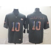 San Francisco 49ers #10 Jimmy Garoppolo 2019 Salute To Service USA Flag Fashion Limited Nike NFL Men Jersey