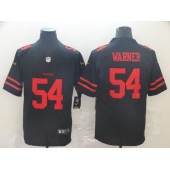 San Francisco 49ers #54 Fred Warner Black Vapor Untouchable Player Limited Nike NFL Men Jersey