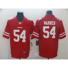 San Francisco 49ers #54 Fred Warner Red Vapor Untouchable Limited Nike NFL Men Jersey