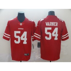 San Francisco 49ers #54 Fred Warner Red Vapor Untouchable Limited Nike NFL Men Jersey
