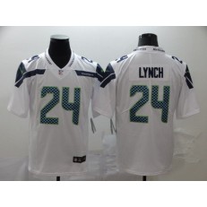 Seattle Seahawks #24 Marshawn Lynch White Vapor Untouchable Limited Nike NFL Men Jersey