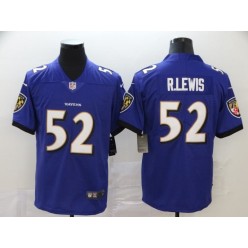 Baltimore Ravens #52 Ray Lewis Purple Vapor Untouchable Limited Nike NFL Men Jersey