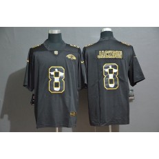 Baltimore Ravens #8 Lamar Jackson Black Jesus Faith Edition Limited Nike NFL Men Jersey