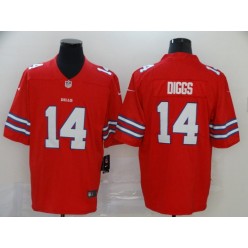 Buffalo Bills #14 Stefon Diggs Red Vapor Untouchable Limited Nike NFL Men Jersey