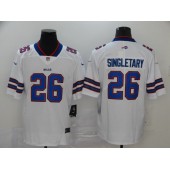 Buffalo Bills #26 Devin Singletary White Vapor Untouchable Limited Nike NFL Men Jersey