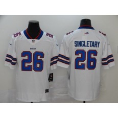 Buffalo Bills #26 Devin Singletary White Vapor Untouchable Limited Nike NFL Men Jersey