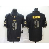Cincinnati Bengals #9 Joe Burrow Black Gold Vapor Untouchable Limited Nike NFL Men Jersey