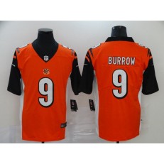 Cincinnati Bengals #9 Joe Burrow Orange 2020 NFL Draft First Round Pick Vapor Untouchable Limited Nike NFL Men Jersey