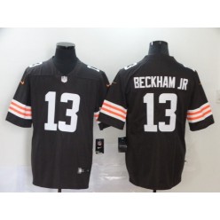 Cleveland Browns #13 Odell Beckham Jr. Brown 2020 New Vapor Untouchable Limited Nike NFL Men Jersey