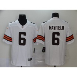 Cleveland Browns #6 Baker Mayfield White 2020 New Vapor Untouchable Limited Nike NFL Men Jersey