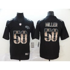 Denver Broncos #58 Von Miller Black Statue Of Liberty Limited Nike NFL Men Jersey