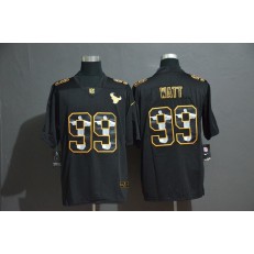 Houston Texans #99 J.J. Watt Black Jesus Faith Edition Limited Nike NFL Men Jersey