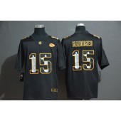Kansas City Chiefs #15 Patrick Mahomes Black Jesus Faith Edition Limited Nike NFL Men Jersey