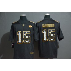 Kansas City Chiefs #15 Patrick Mahomes Black Jesus Faith Edition Limited Nike NFL Men Jersey