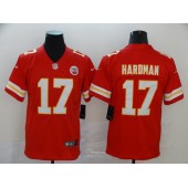Kansas City Chiefs #17 Mecole Hardman Red Vapor Untouchable Limited Nike NFL Men Jersey
