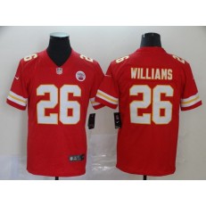 Kansas City Chiefs #26 Damien Williams Red Vapor Untouchable Limited Nike NFL Men Jersey