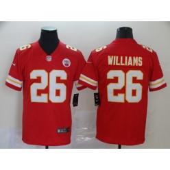 Kansas City Chiefs #26 Damien Williams Red Vapor Untouchable Limited Nike NFL Men Jersey