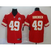 Kansas City Chiefs #49 Daniel Sorensen Red Vapor Untouchable Limited Nike NFL Men Jersey