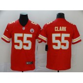 Kansas City Chiefs #55 Frank Clark Red Vapor Untouchable Limited Nike NFL Men Jersey