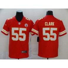 Kansas City Chiefs #55 Frank Clark Red Vapor Untouchable Limited Nike NFL Men Jersey