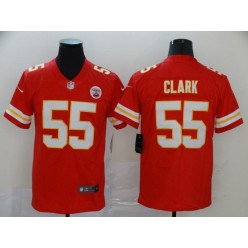 Kansas City Chiefs #55 Frank Clark Red Vapor Untouchable Limited Nike NFL Men Jersey