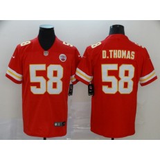Kansas City Chiefs #58 Derrick Thomas Red Vapor Untouchable Limited Nike NFL Men Jersey