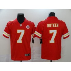 Kansas City Chiefs #7 Harrison Butker Red Vapor Untouchable Limited Nike NFL Men Jersey
