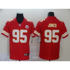 Kansas City Chiefs #95 Chris Jones Red Vapor Untouchable Limited Nike NFL Men Jersey