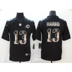 Miami Dolphins #13 Dan Marino Black Statue Of Liberty Limited Nike NFL Men Jersey