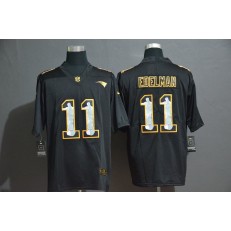 New England Patriots #11 Julian Edelman Black Jesus Faith Edition Limited Nike NFL Men Jersey