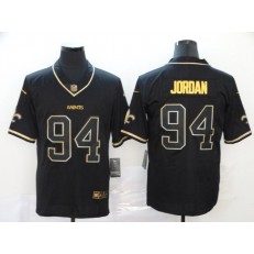 New Orleans Saints #94 Cameron Jordan Black Gold Throwback Vapor Untouchable Limited Nike NFL Men Jersey