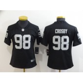 Women Nike Oakland Raiders #98 Maxx Crosby Black Vapor Untouchable Limited Nike NFL Men Jersey