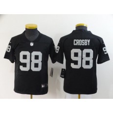 Youth Nike Oakland Raiders #98 Maxx Crosby Black Vapor Untouchable Limited Nike NFL Men Jersey