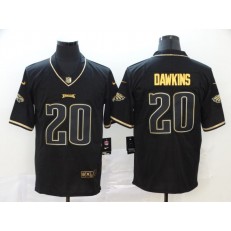 Philadelphia Eagles #20 Brian Dawkins Black Gold Throwback Vapor Untouchable Limited Nike NFL Men Jersey