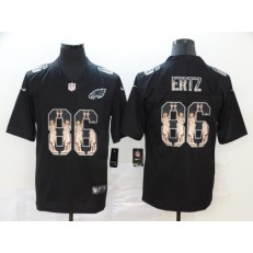 Philadelphia Eagles #86 Zach Ertz Black Statue Of Liberty Limited Nike NFL Men Jersey