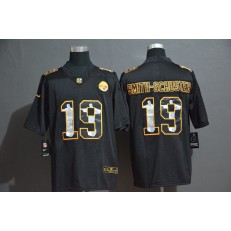Pittsburgh Steelers #19 JuJu Smith-Schuster Black Jesus Faith Edition Limited Nike NFL Men Jersey